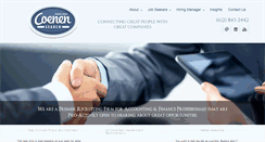 Desktop Screenshot of coenensearch.com